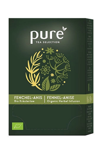 0004046 sackovy caj pure tea selection bio fenykl anyz 25 ks 500