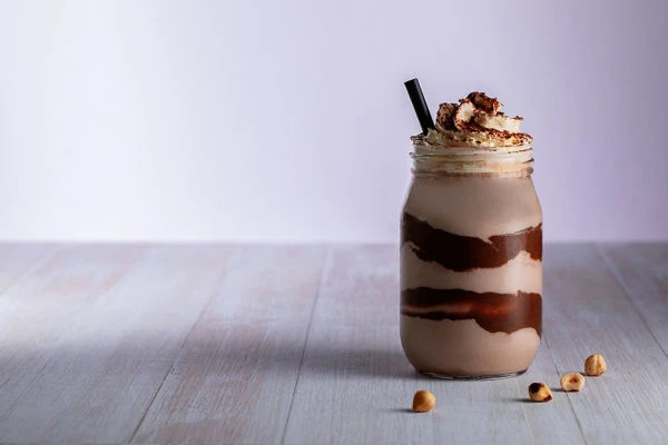 Ledový nutella shake