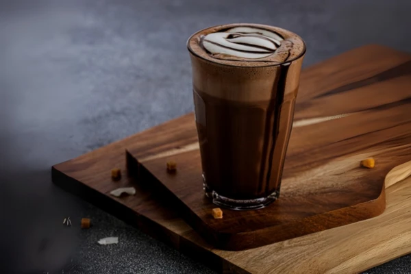 Kokosovo-karamelová horká čokoláda