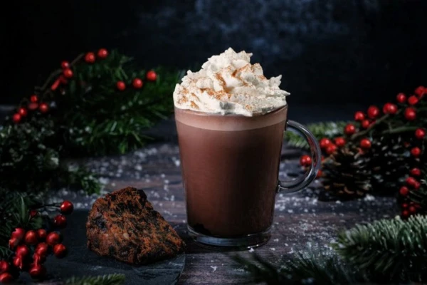 Vánoční horká čokoláda