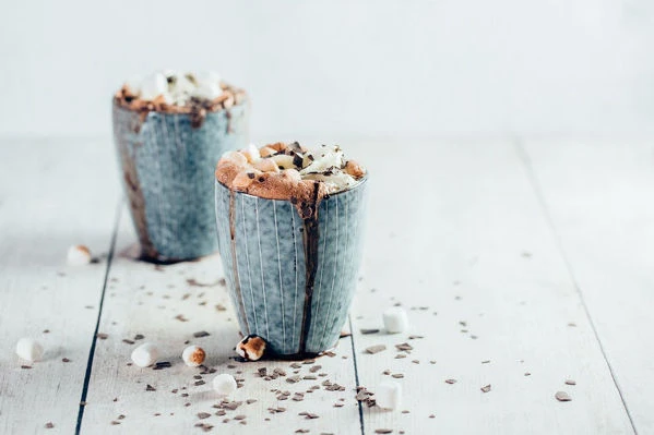 Horká čokoláda s&nbsp;mini marshmallow