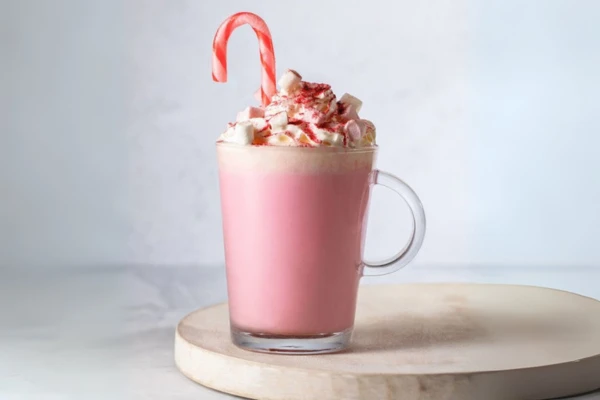 Růžová čokoláda s&nbsp;mini marshmallow