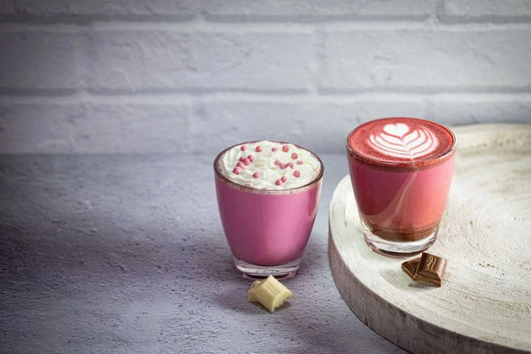 Červená horká čokoláda