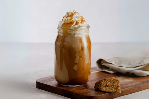 Toffee pudding latte